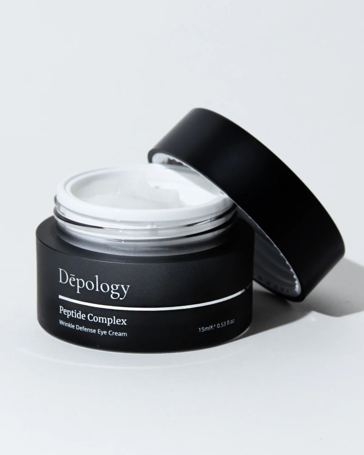 Depology Peptide Complex Wrinkle Defense Eye Cream 15ml cream texture for nourishing smoothing and firming delicate eye area