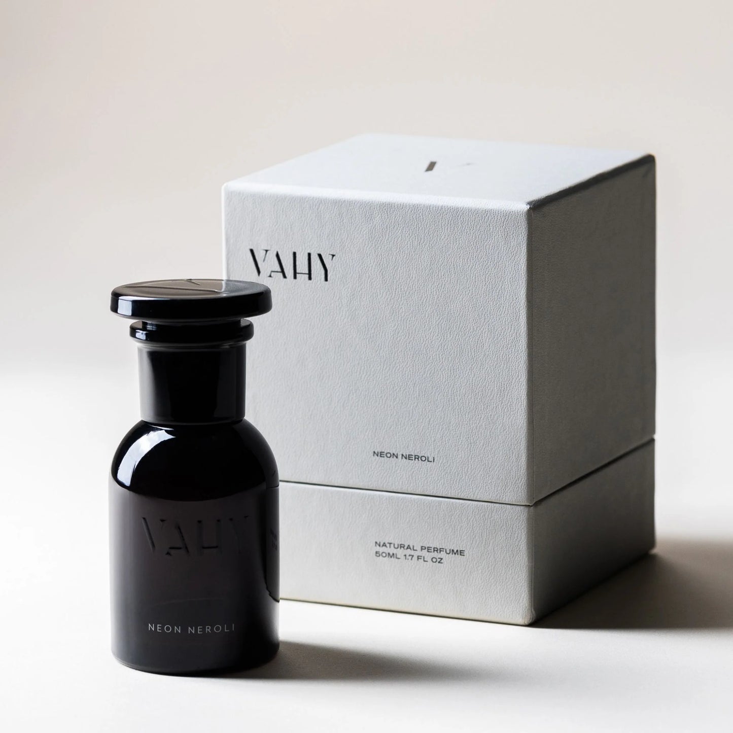 VAHY Neon Neroli Natural Perfume 50ml blending neroli and white florals with a fresh luminous clarity