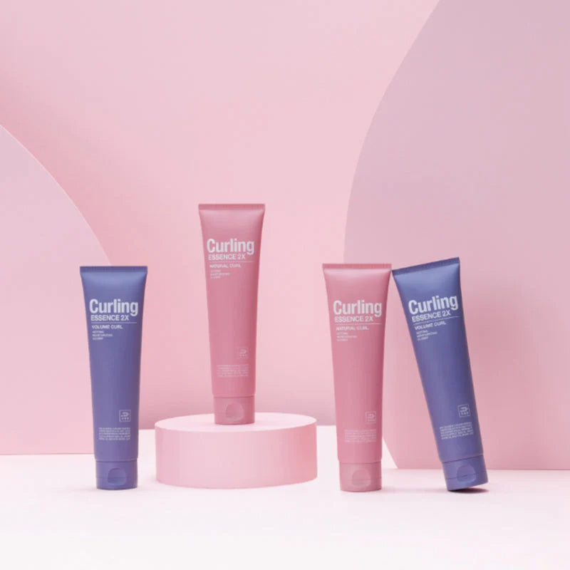 MISE EN SCENE New Curling Essence 2X Volume Curl for enhanced curl volume bounce and soft lifted natural finish