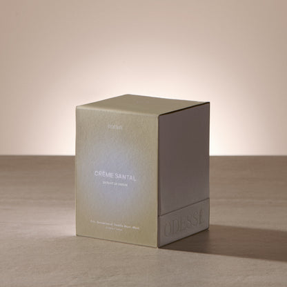 Odesse Crème Santal Extrait de Parfum 50ml delivering a creamy, woody scent with a soft, skin-like warmth