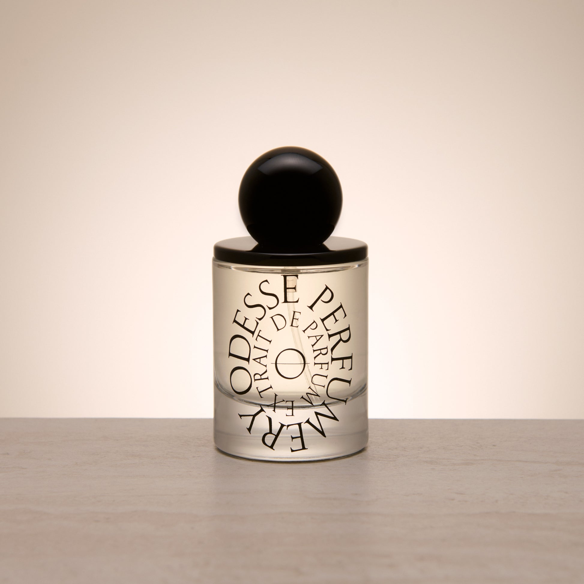 Odesse Vanilla Vanilla Extrait de Parfum 50ml styled in a minimal, editorial composition highlighting luxury fragrance