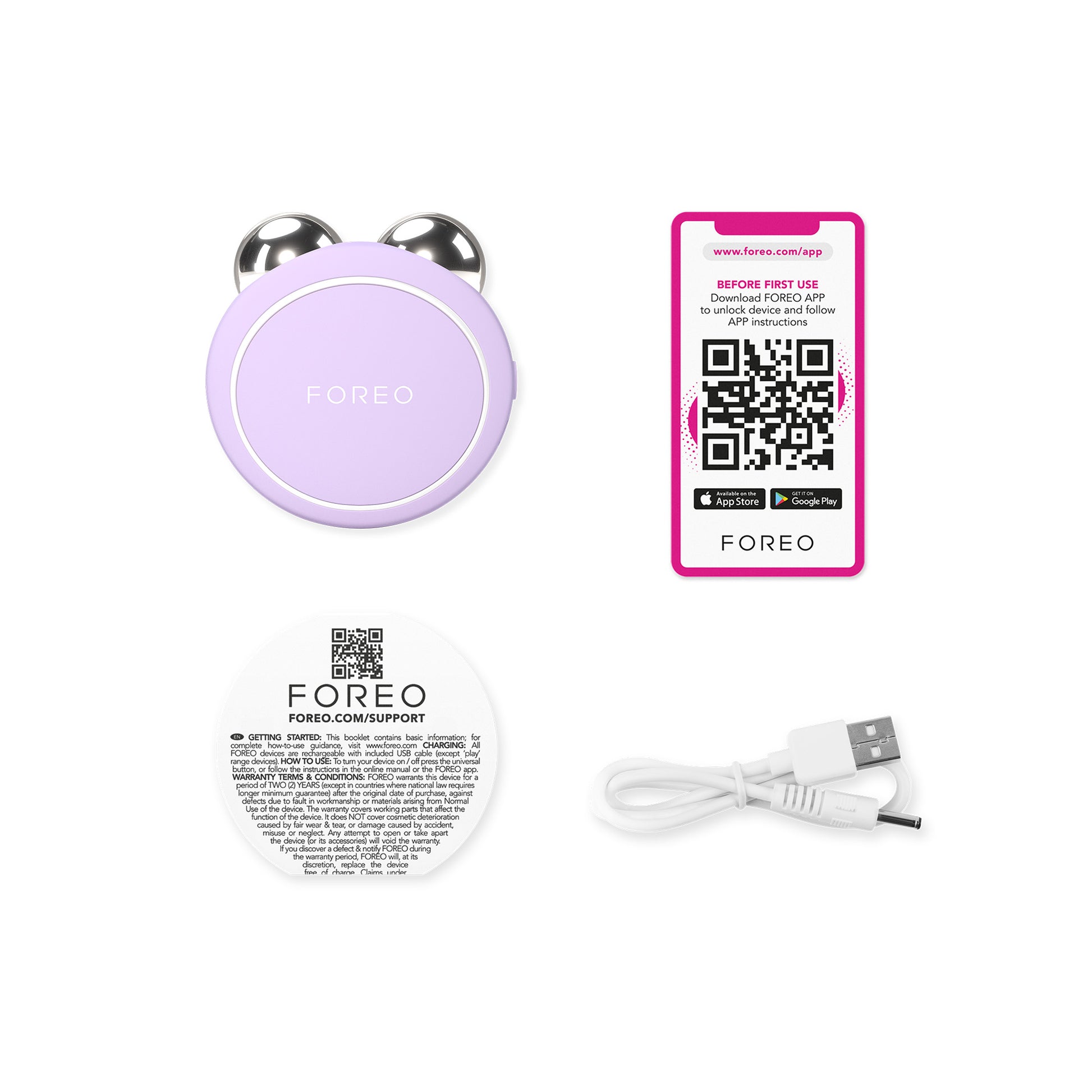 FOREO microcurrent device for enhancing skin tone, elasticity and overall facial contour