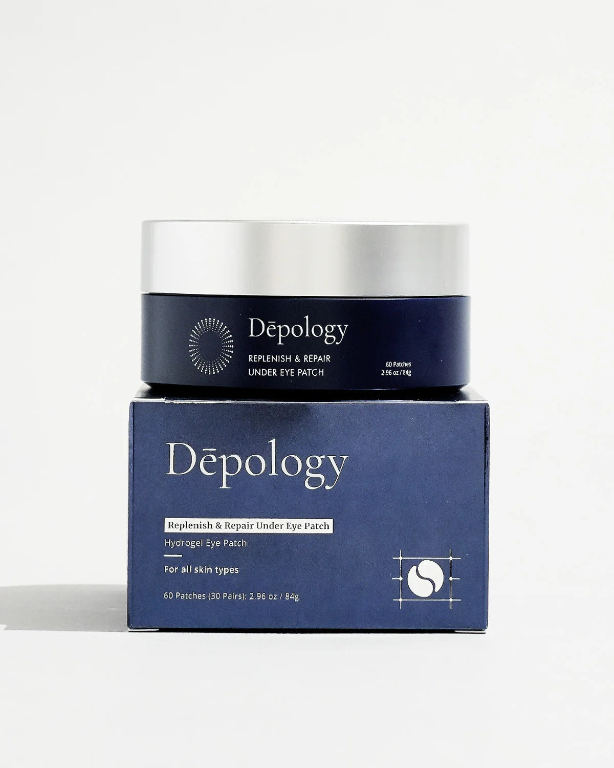 Depology Replenishing Night Under Eye Patch 84g eye patches for reducing dryness smoothing skin and restoring under eye area