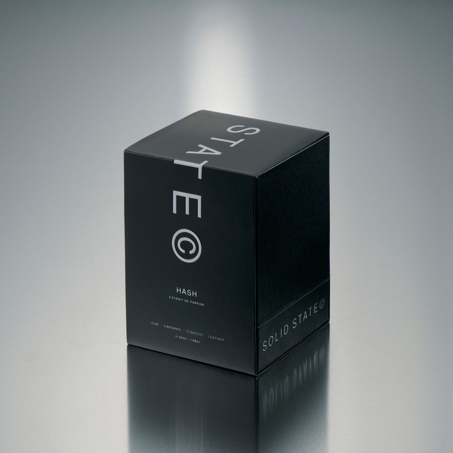 Solid State Hash Extrait de Parfum 50ml formulated with a high fragrance concentration for depth and longevity