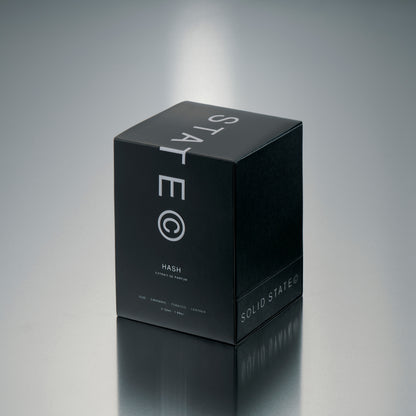 Solid State Hash Extrait de Parfum 50ml formulated with a high fragrance concentration for depth and longevity