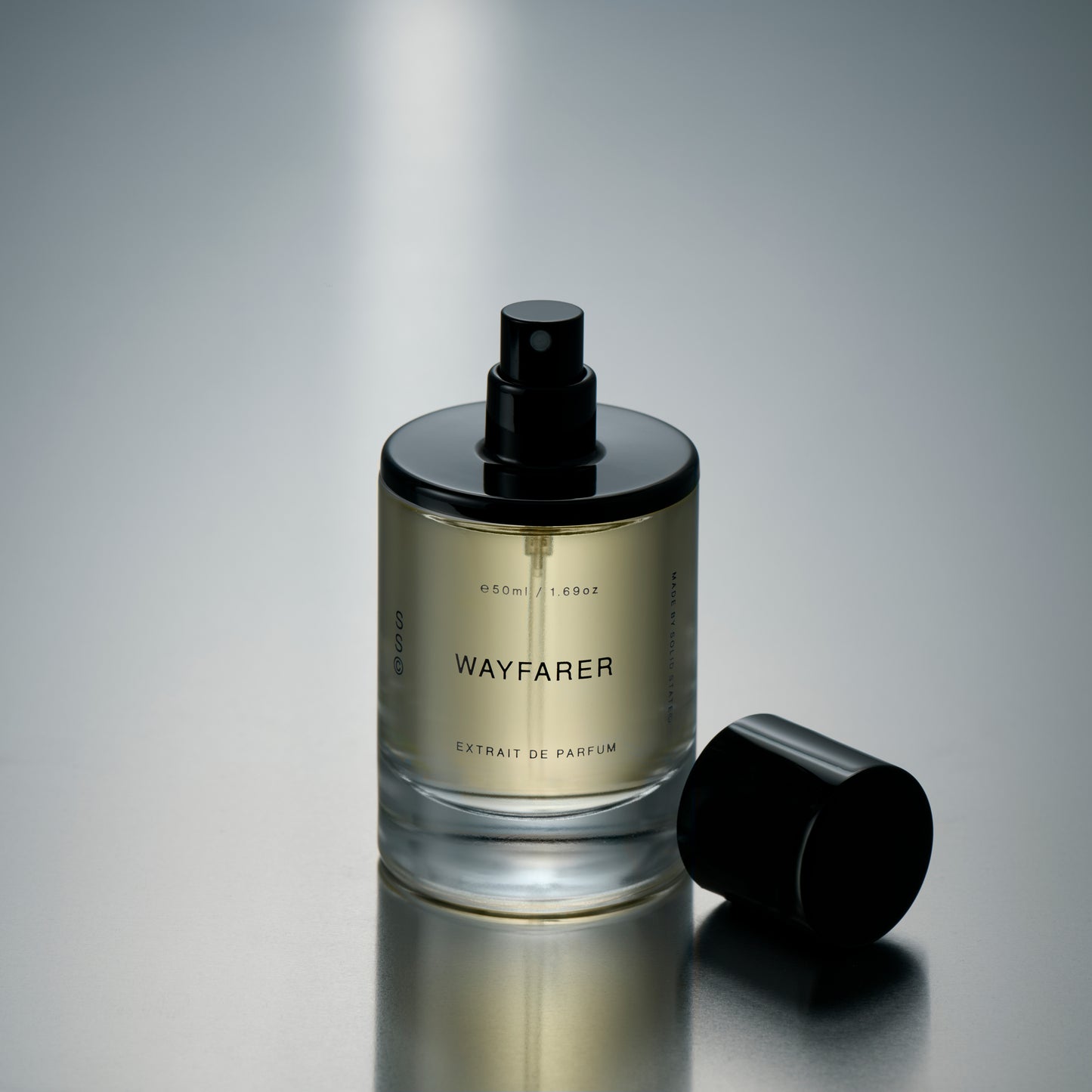Solid State extrait fragrance designed for a clean, versatile fragrance with subtle depth