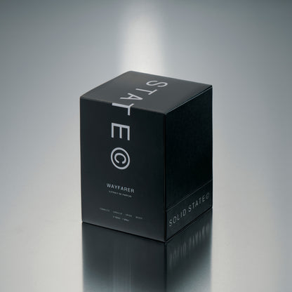 Solid State Wayfarer Extrait de Parfum 50ml formulated with high fragrance concentration for depth and longevity