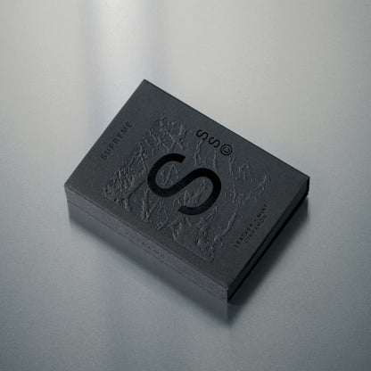Solid State Supreme solid cologne delivering a subtle, intimate scent with a refined, modern profile