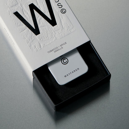 Solid State Wayfarer cologne offering a subtle, close-to-skin scent experience in a compact format