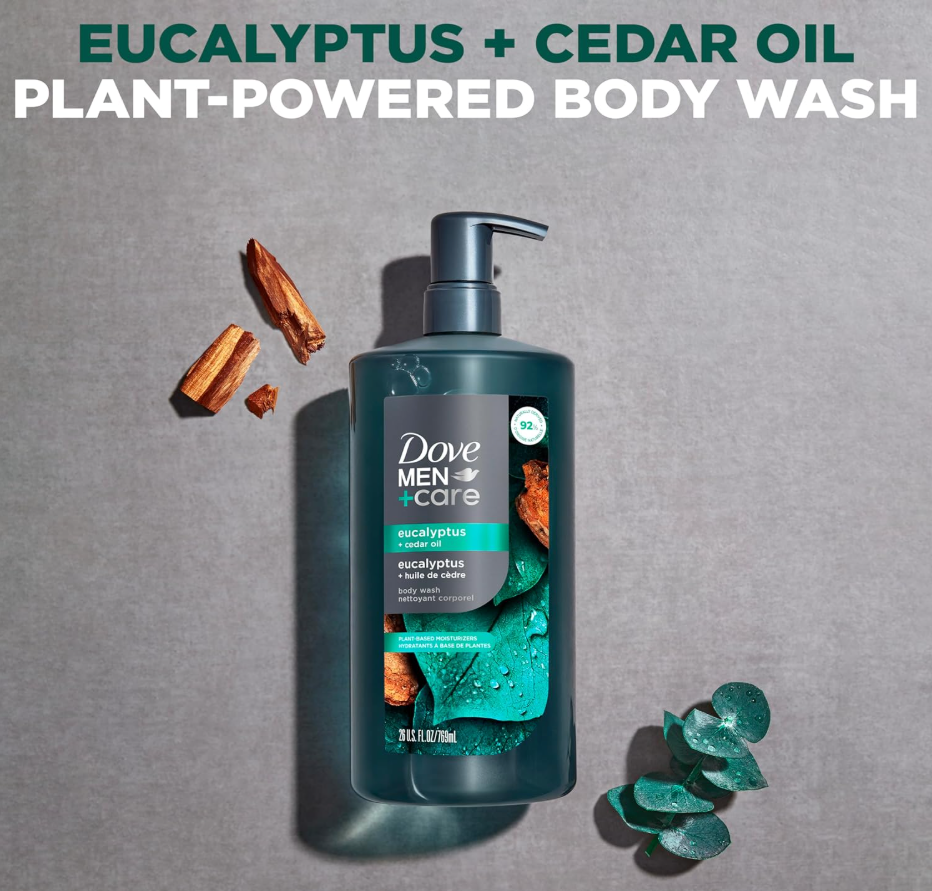 Men+Care Eucalyptus + Cedar Oil Body Wash 796ml