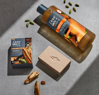 Men+Care Sandalwood + Cardamom Oil Body Wash 769ml