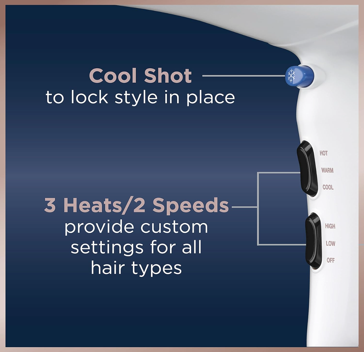 Double Ceramic Hair Dryer