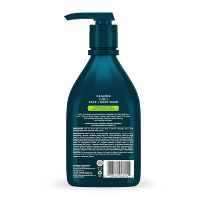 Calming 2-in-1 Face and Body Wash 473ml