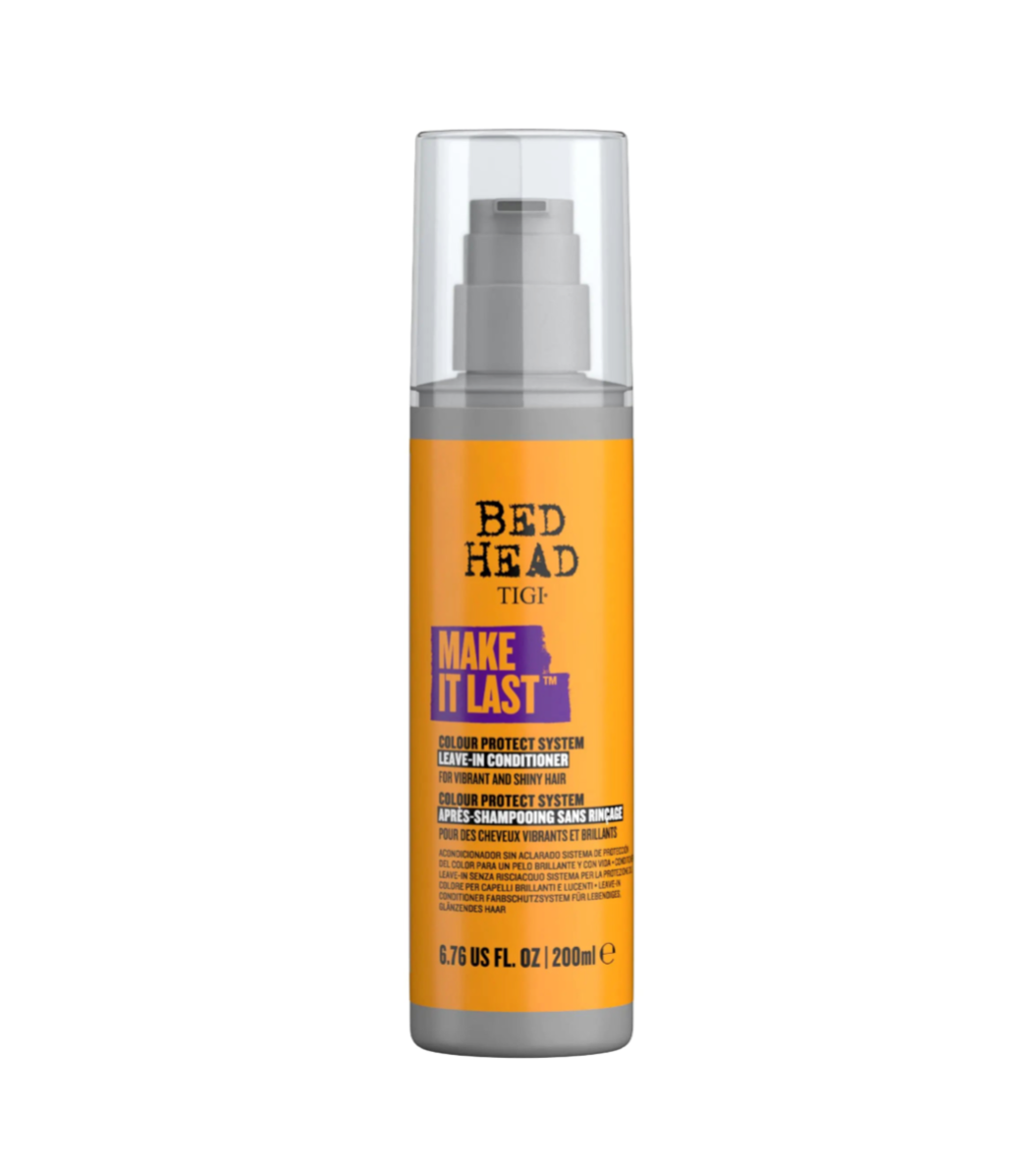 TIGI Bed Head Make It Last hair product bottle on a white background