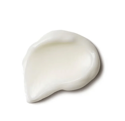 White hair masque tester from aveda nutriplenish masque on a white background.