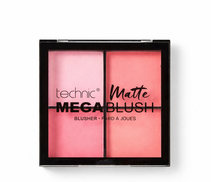 Technic Mega Matte Blush 11.2g matte powder blush for natural colour payoff smooth blending and soft matte finish