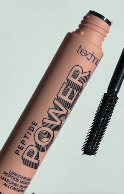 Technic Peptide Power Mascara 12ml for defined lifted lashes with volume length and smooth healthy finish