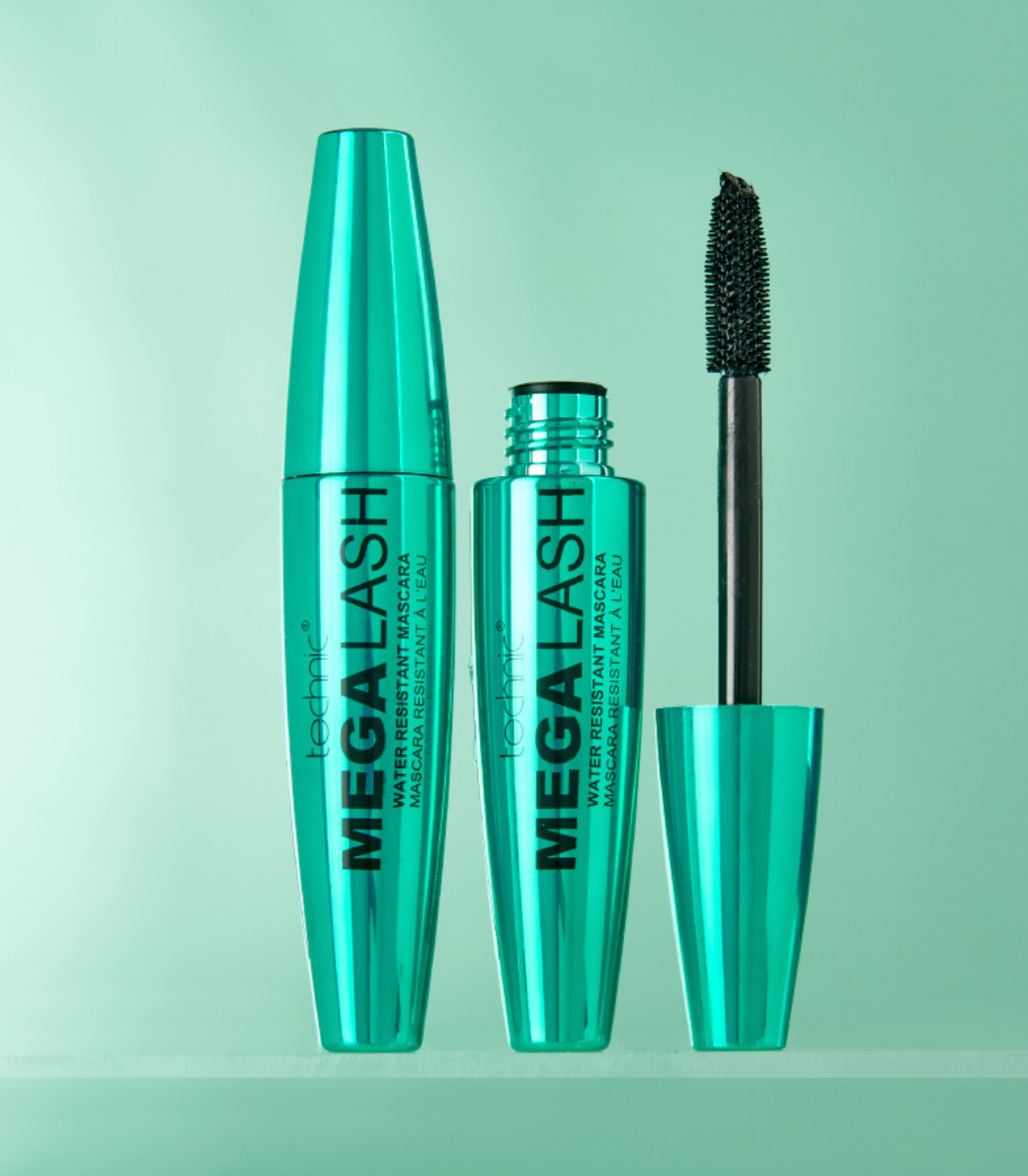 Technic Mega Lash Water Resistant Mascara 12ml mascara wand for even application separating lashes and building volume