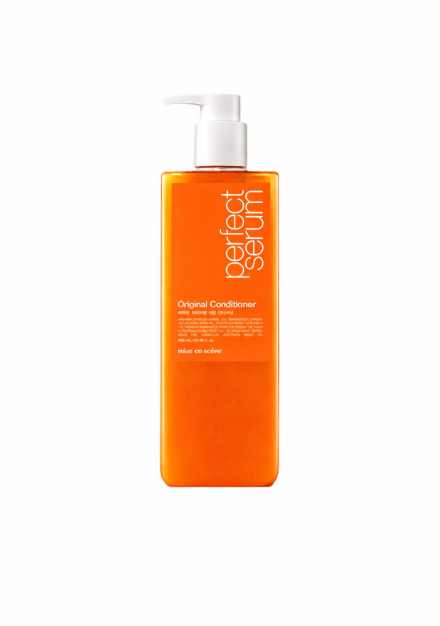 MISE EN SCENE Perfect Serum Original Conditioner 680ml nourishing conditioner for dry damaged hair smoothing frizz control and glossy finish
