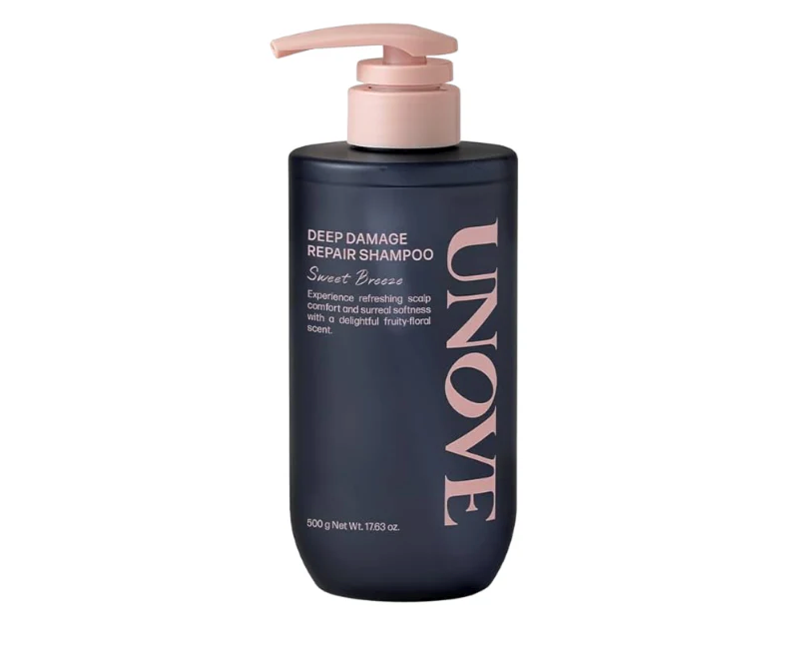 UNOVE Deep Damage Repair Shampoo 500ml repairing shampoo for damaged hair gentle cleansing strengthening and smooth glossy finish
