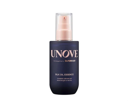 UNOVE Silk Oil Essence Warm Petals 70ml lightweight hair oil for shine frizz control and smooth soft glossy finish