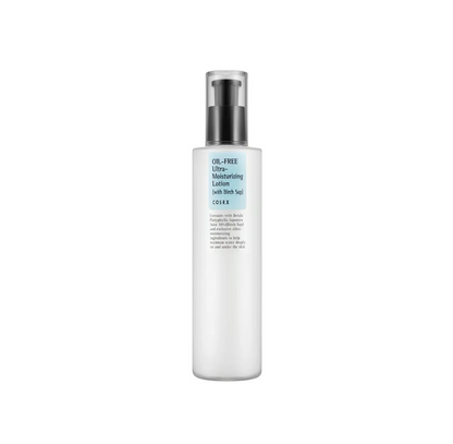 COSRX Oil Free Ultra Moisturizing Lotion With Birch Sap 100ml for lightweight hydration with a fresh balanced finish