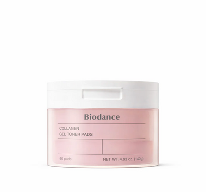 Biodance Collagen Gel Toner Pads for smooth hydrated skin with a soft refined finish 60 pads