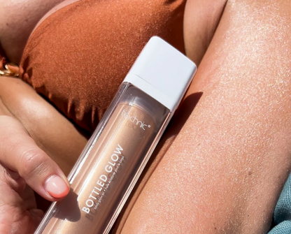 Technic Summer Golden Glow Dry Shimmer 25ml shimmer oil for enhancing skin with golden glow and smooth radiant finish