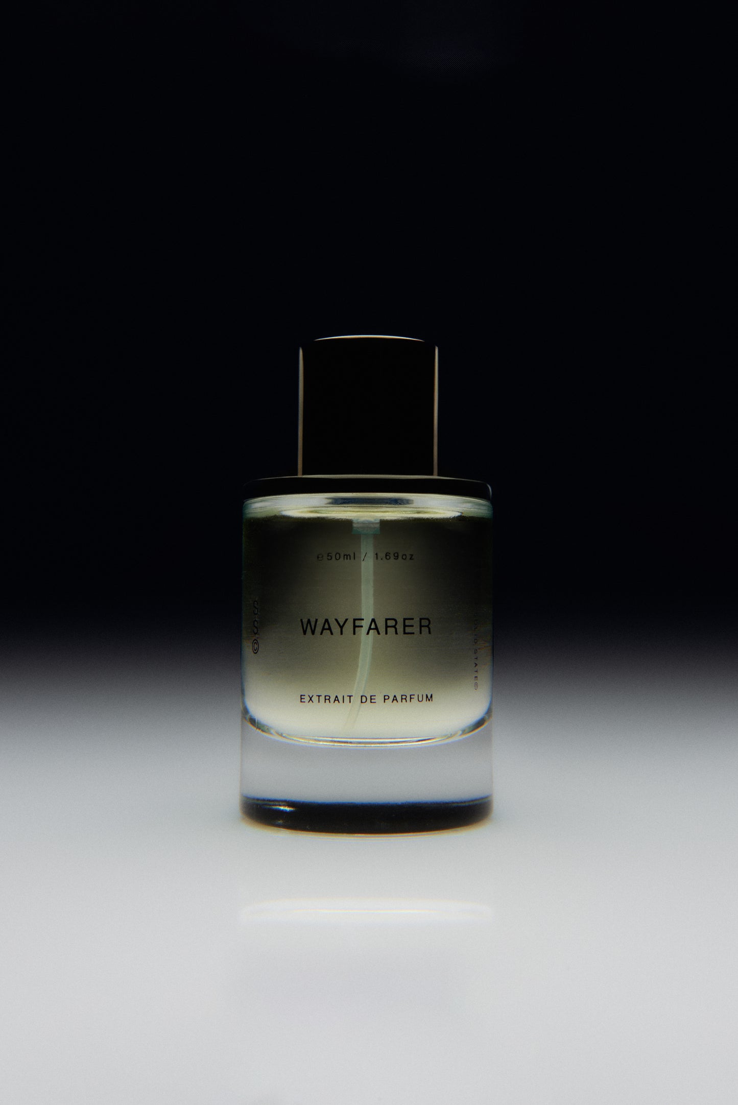 Solid State Wayfarer extrait 50ml delivering a sophisticated fragrance with controlled projection