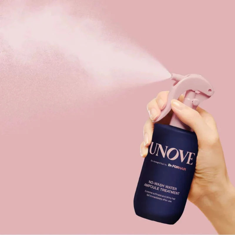 UNOVE No Wash Water Ampoule Treatment 200ml lightweight water ampoule texture for fast absorbing hydration