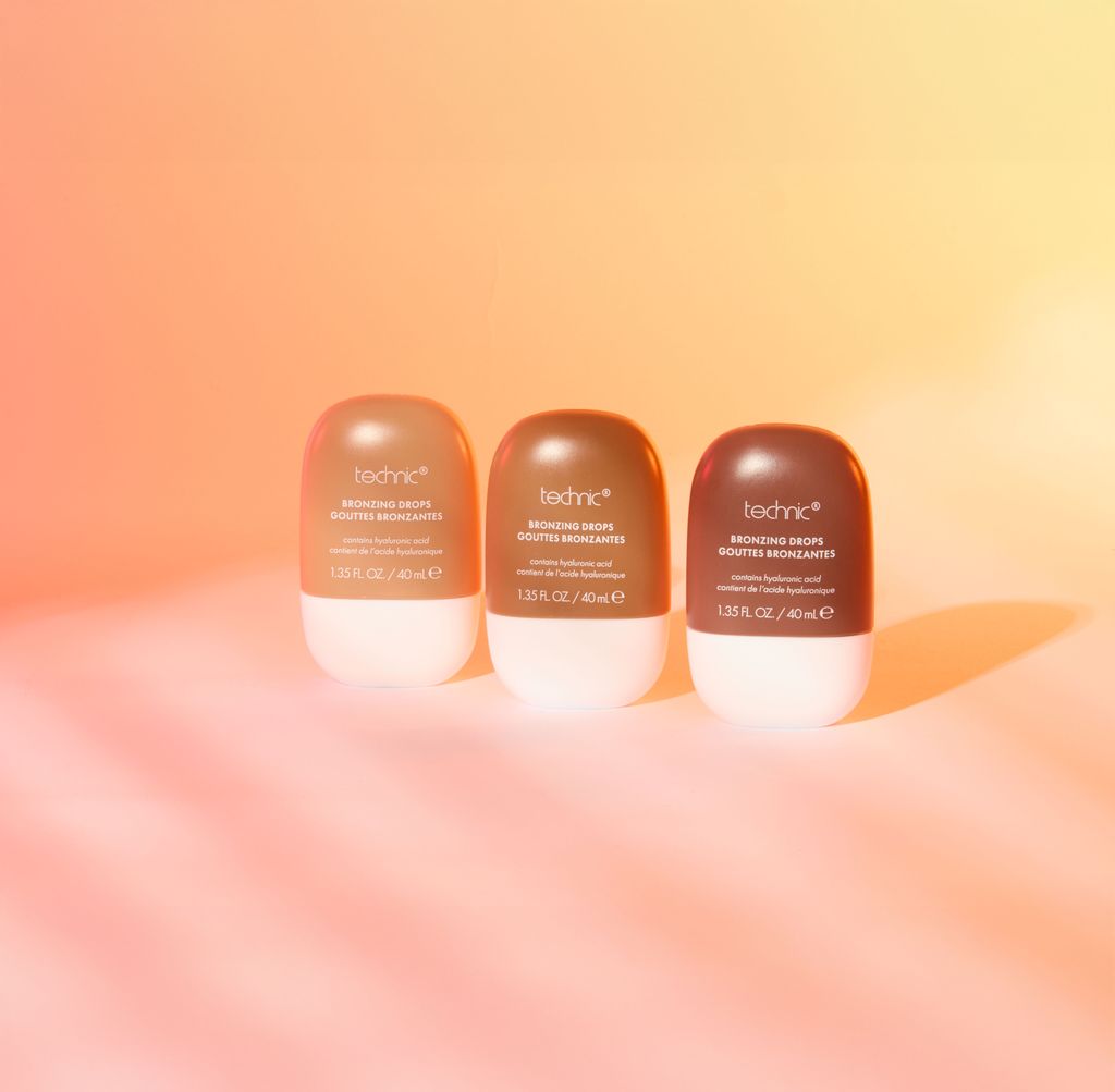 Technic Summer Bronzing Drops 40ml for warm radiant complexion with bronzed glow and smooth finish