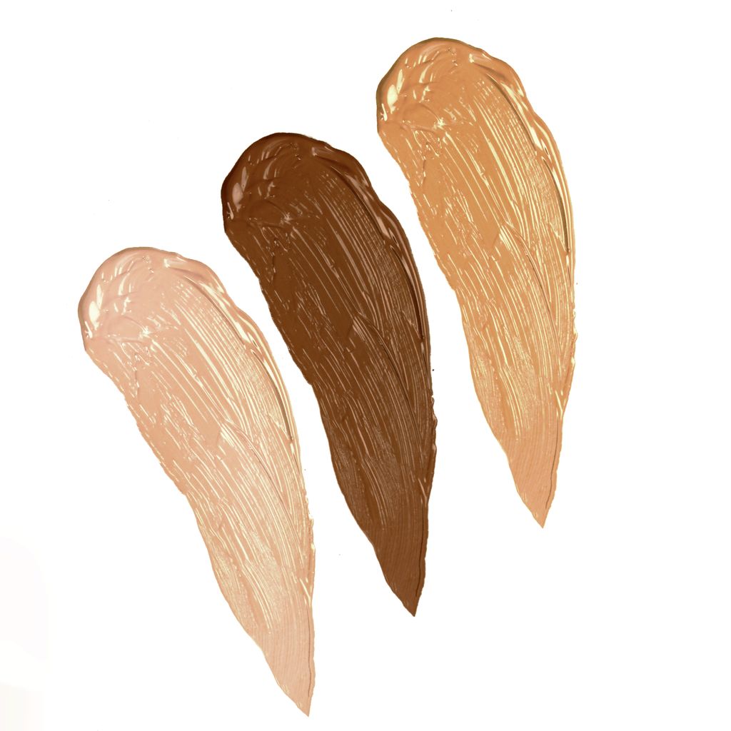 Technic 3-in-1 Canvas Concealer 8ml shade range showing multiple tones from light to deep for smooth even coverage