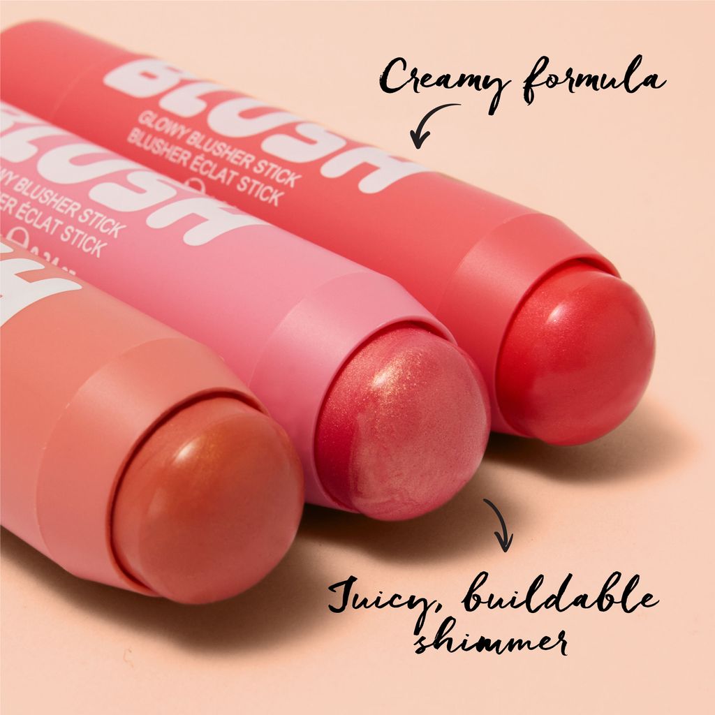 Technic Glowy Blusher Stick 7g cream blush for radiant cheeks natural flush and smooth blendable finish