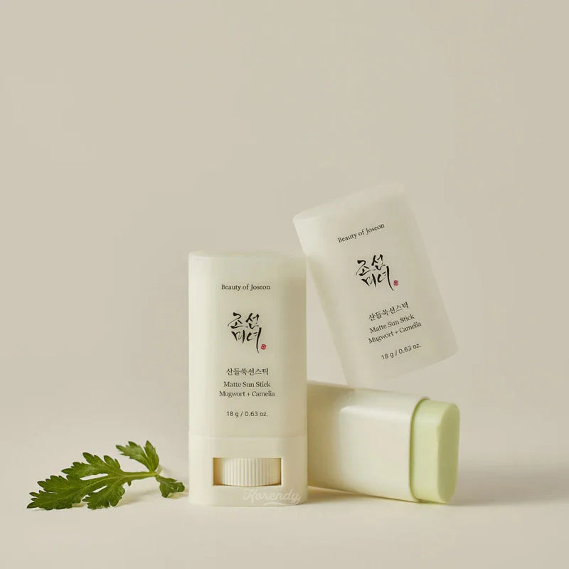 Beauty of Joseon matte sunscreen stick 18g designed for effortless reapplication with a soft, non-greasy feel