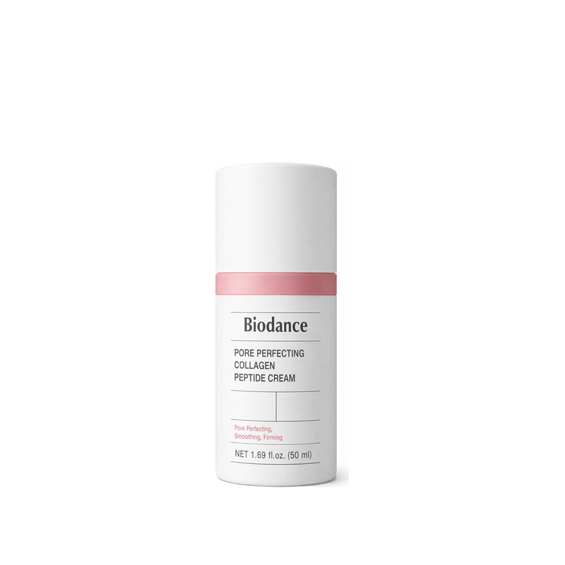 Depology Pore Perfecting Collagen Peptide Cream 50ml for smooth refined skin with a balanced finish