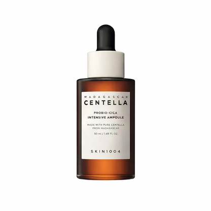 SKIN1004 Madagascar Centella Probio Cica Intensive Ampoule 50ml ampoule formulated to support skin barrier and soothe sensitive skin