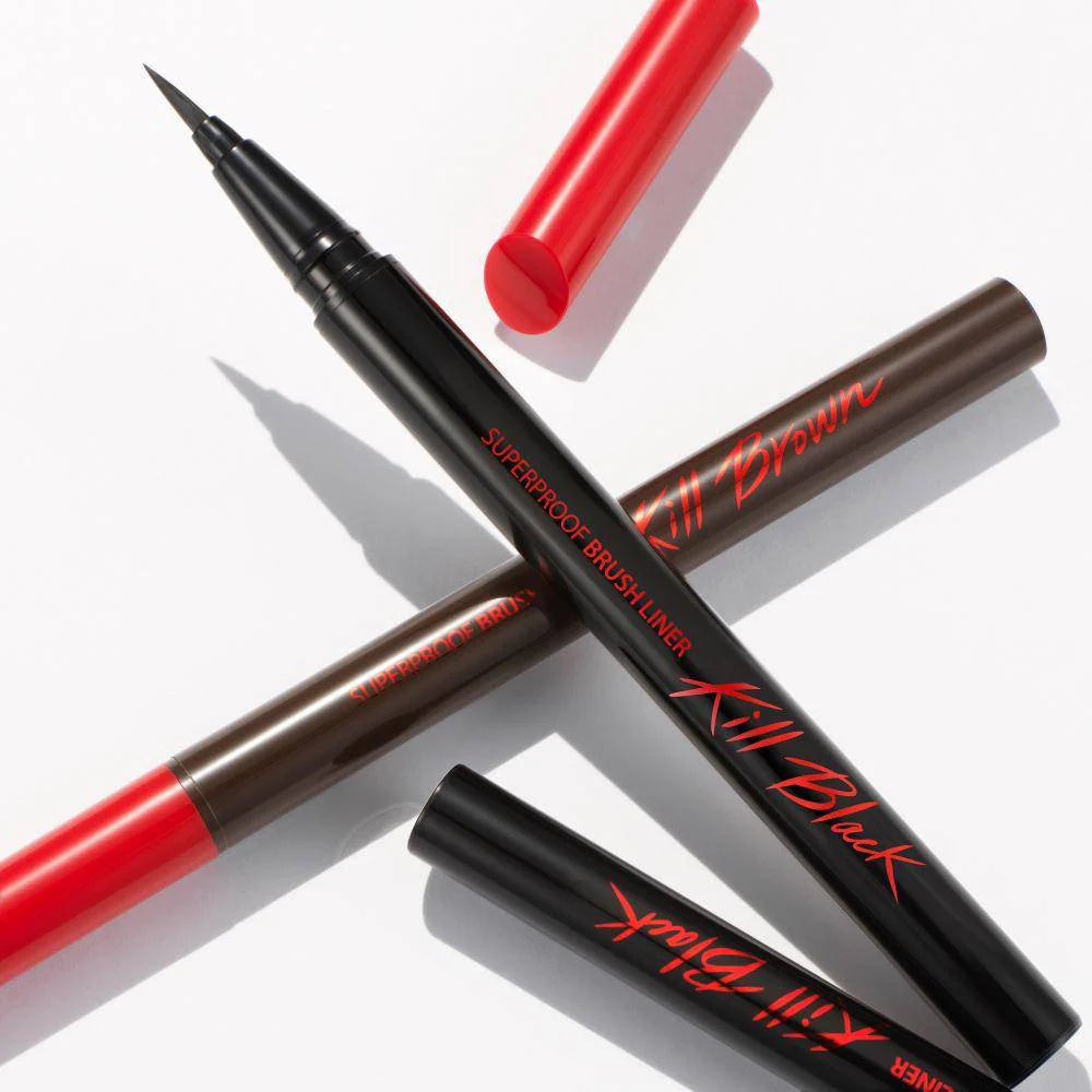 CLIO Superproof Brush Liner 0.55ml brush liner for smooth application and sharp controlled lines