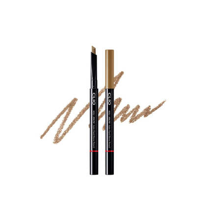 CLIO Kill Brow Auto Hard Brow Pencil 0.31g shade Light Brown brow pencil for soft light toned definition and natural hair like strokes