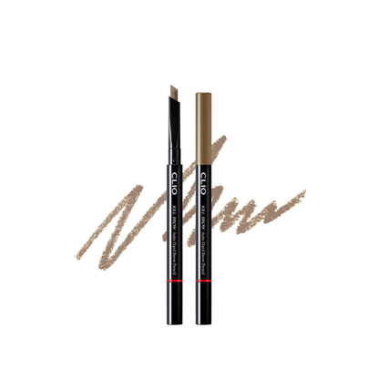 CLIO Kill Brow Auto Hard Brow Pencil 0.31g shade Peanut Brown brow pencil for warm neutral definition with smooth natural brow shaping