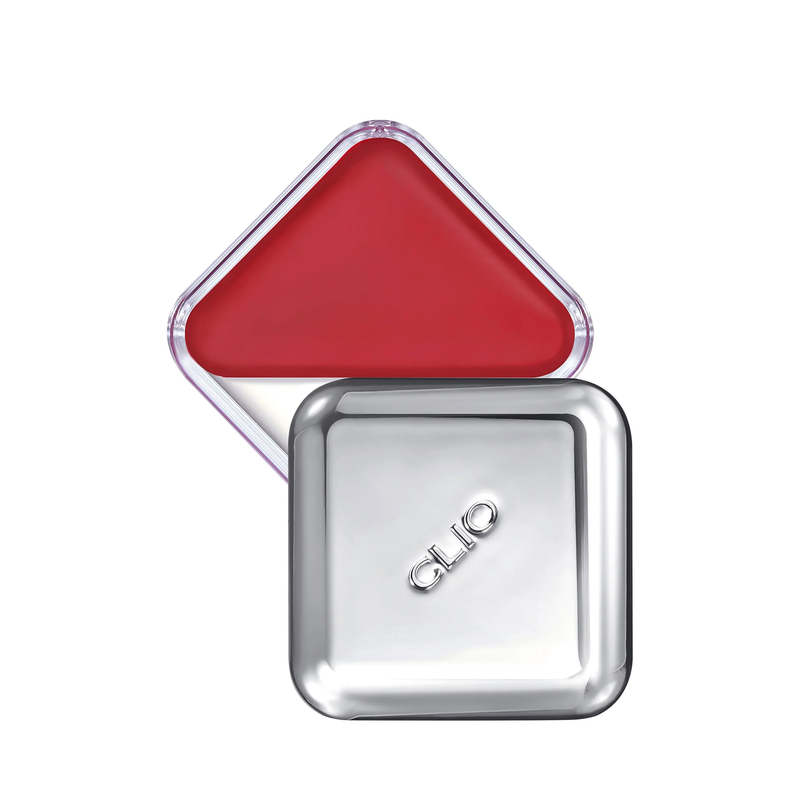 CLIO Essential Lipcheek Tap 4.5g shade Apple Garden for vibrant dark cherry tone with a fresh radiant flush
