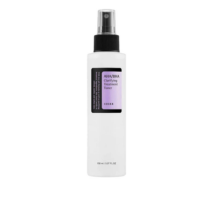 COSRX AHA BHA Clarifying Treatment Toner 150ml for fresh balanced skin with a smooth refined finish