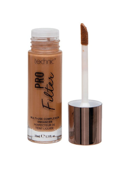 Technic Pro Filter Foundation 33ml shade Deep complexion enhancer for deep skin tones with smooth coverage and glowing finish