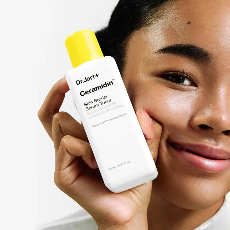 Dr.Jart+ barrier toner 150ml combining serum-like nourishment with a lightweight, absorbent texture