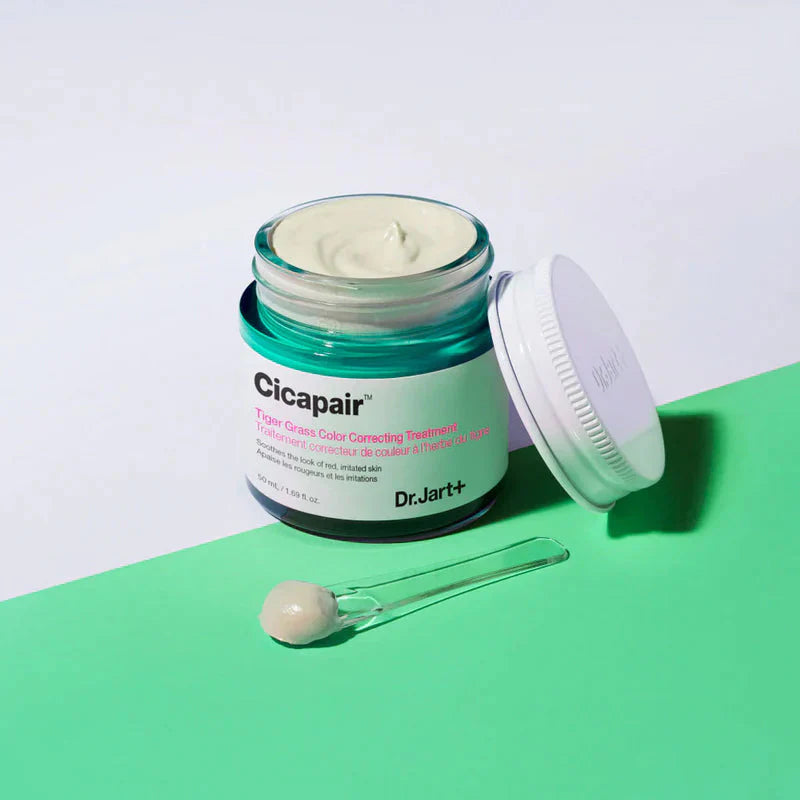 Dr.Jart+ Cicapair Color Correcting Treatment 50ml helping to reduce redness and improve overall skin tone