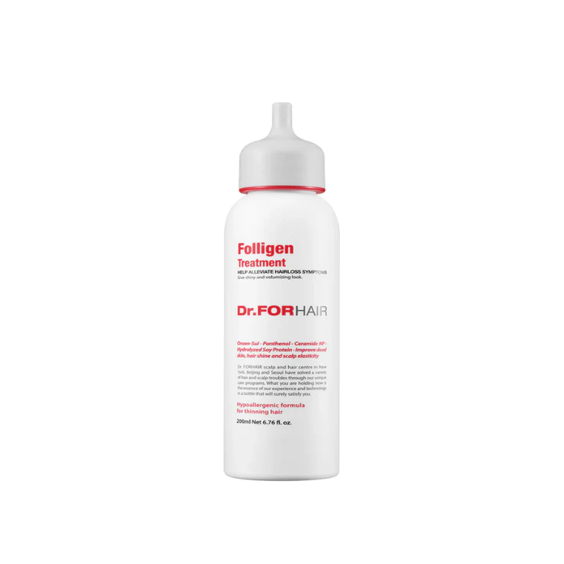 Dr FORHAIR Folligen Treatment 200ml hair treatment for stronger healthier hair with a smooth nourished finish