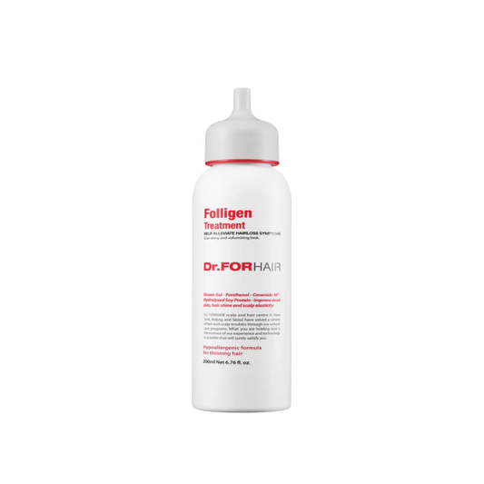 Dr FORHAIR Folligen Treatment 200ml hair treatment for stronger healthier hair with a smooth nourished finish