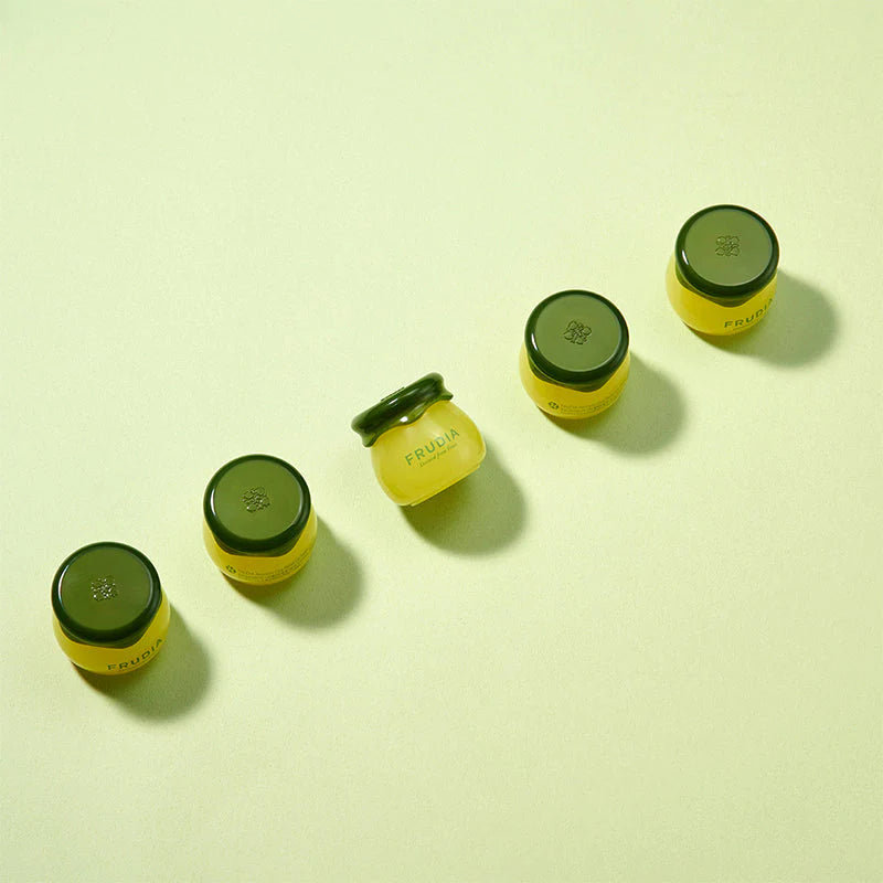 FRUDIA Avocado Cica Lip Balm 10ml formulated to restore comfort while supporting soft, hydrated lips