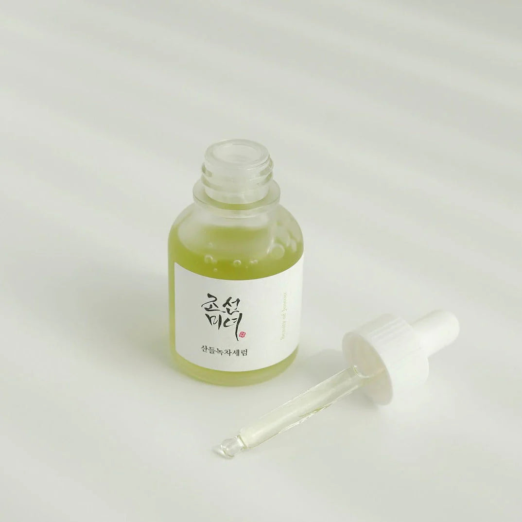 Beauty of Joseon Calming Serum Green Tea Panthenol 30ml lightweight texture for gentle hydration and calming care