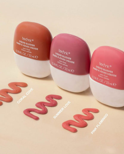 Technic Sundrenched Liquid Blush 22ml liquid blush for radiant cheeks natural flush and smooth blending