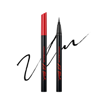 CLIO Superproof Brush Liner 0.55ml shade Kill Black eyeliner for deep intensity and sharp defined eye looks